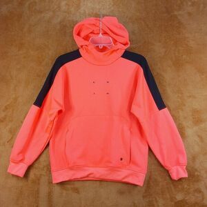 ZARA Youth Hoodie Size 11 12 Pink Neon Pullover Sweatshirt Boys Girls Unisex
